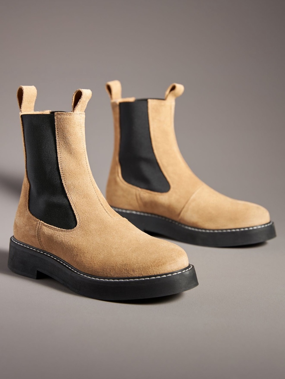 NWT NIB Anthro Pilcro Contrast Stitch Boots Sz 40/9